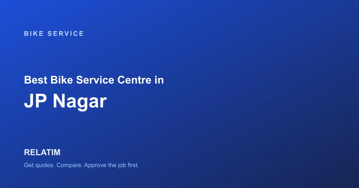 Best Bike Service Centre in JP Nagar, Bangalore